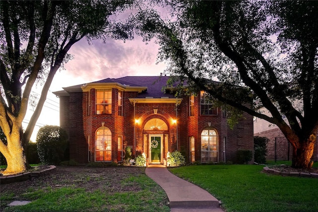 2031 Deepwood St, Mesquite, TX 75181 - view of front of house with brick siding and a front yard