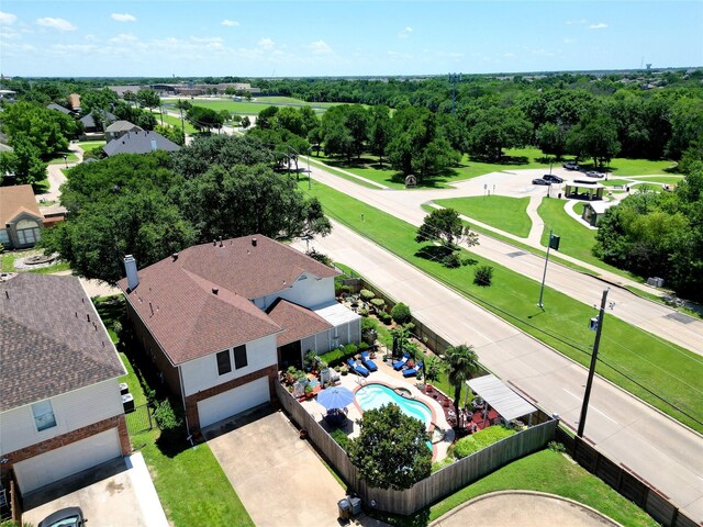 2031 Deepwood St, Mesquite, TX 75181 - aerial view of a pool area
