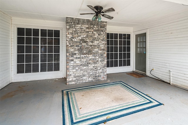 5723 Sachse St, Sachse, TX 75048 - view of patio with ceiling fan