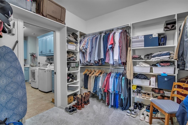 2911 Butterfield Trl, Sherman, TX 75092 - spacious closet featuring washing machine and dryer