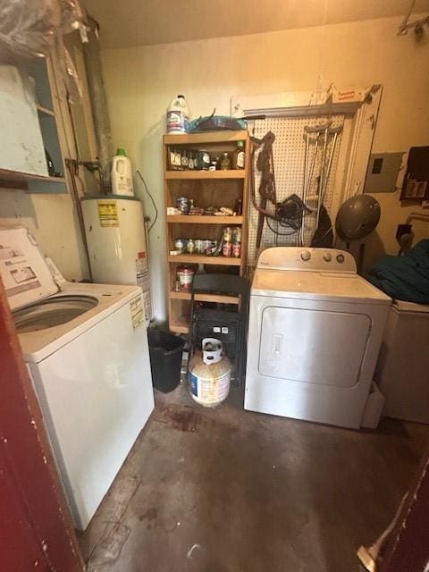 5730 Grover Pl, Shreveport, LA 71105 - laundry room with electric water heater