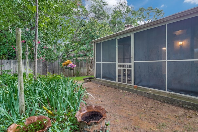 5312 Vermillion Trl, Arlington, TX 76017 - view of yard featuring a sunroom