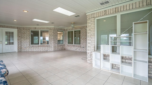 111 Scenic Dr, Dublin, TX 76446 - view of patio with a ceiling fan