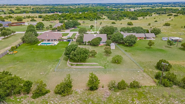 111 Scenic Dr, Dublin, TX 76446 - overview of rural landscape with a pool area