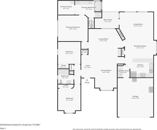 5229 Brettenmeadow Dr, Grapevine, TX 76051 - view of home floor plan