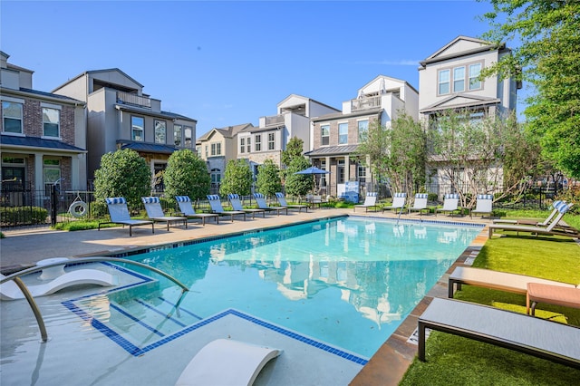 5495 Ashby Grove St, Dallas, TX 75209 - community pool with a residential view