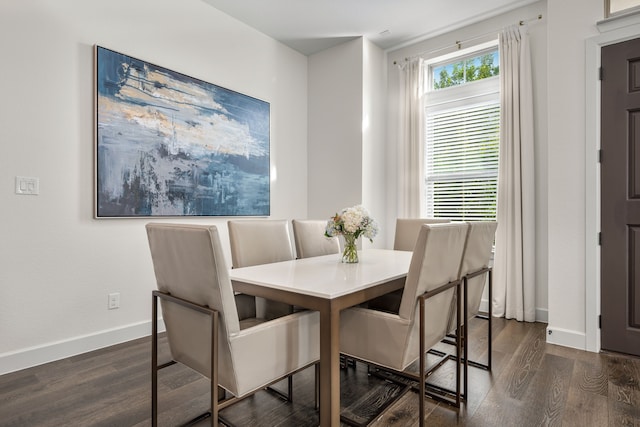 5495 Ashby Grove St, Dallas, TX 75209 - dining space featuring dark wood finished floors