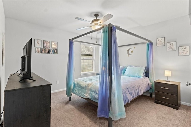 7118 Pampas Pl, Grand Prairie, TX 76804 - bedroom with light carpet and ceiling fan