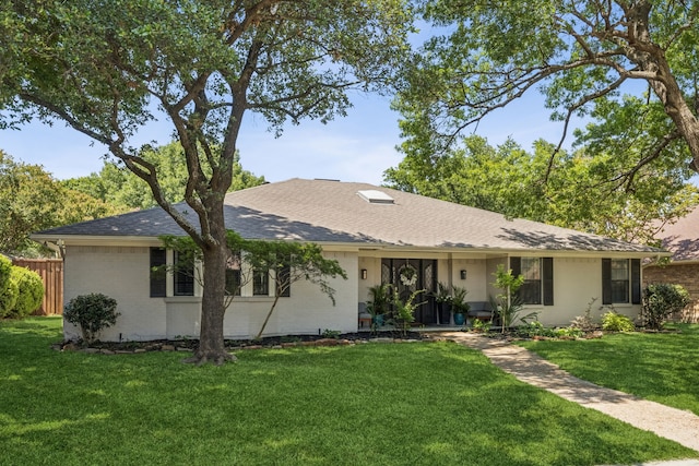 9735 Trevor Dr, Dallas, TX 75243 - ranch-style home with brick siding and a shingled roof