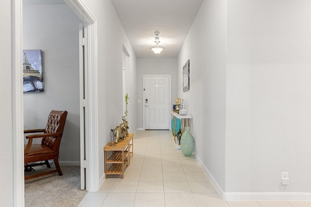 521 Bermuda Ave, Lancaster, TX 75146 - hall featuring baseboards and light tile patterned floors