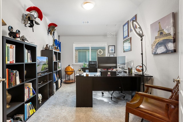521 Bermuda Ave, Lancaster, TX 75146 - office area featuring carpet floors and healthy amount of natural light
