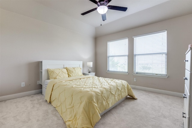 751 Devonshire Ct, Prosper, TX 75078 - bedroom with light colored carpet and a ceiling fan