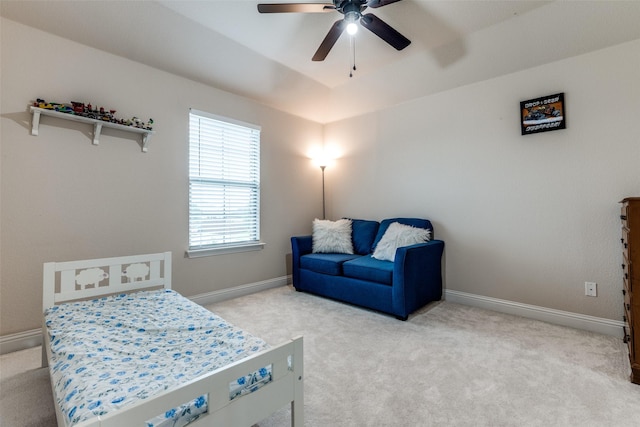 751 Devonshire Ct, Prosper, TX 75078 - carpeted bedroom featuring baseboards and ceiling fan