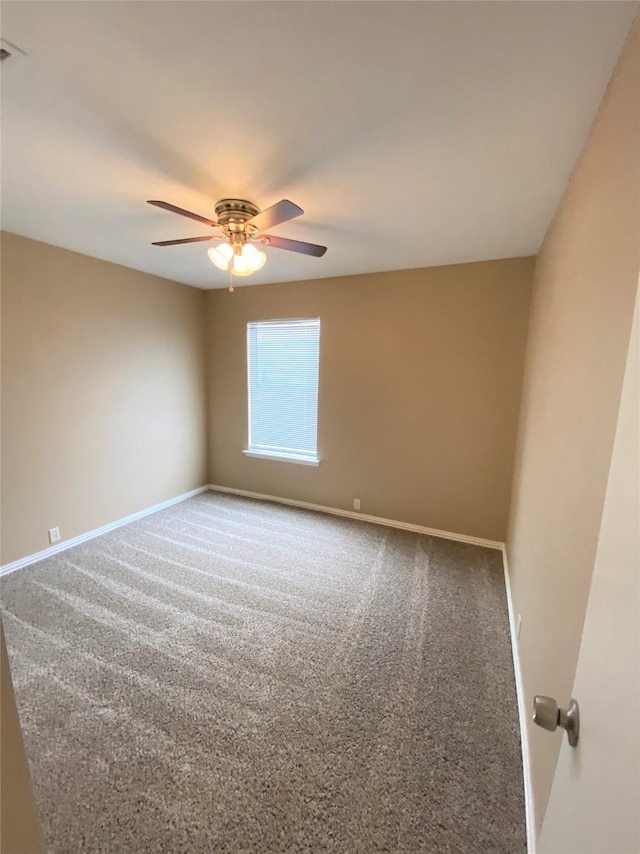 1125 Greenbend Dr, Denton, TX 76210 - unfurnished room with carpet floors and a ceiling fan