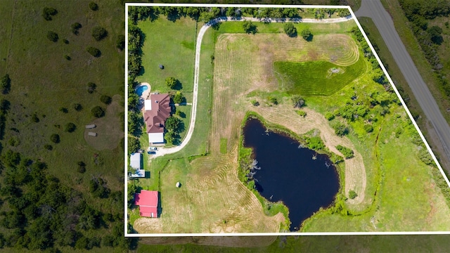 TBD Cleburne Highway, Granbury, TX 76049 - aerial view of sparsely populated area featuring property parcel outlined