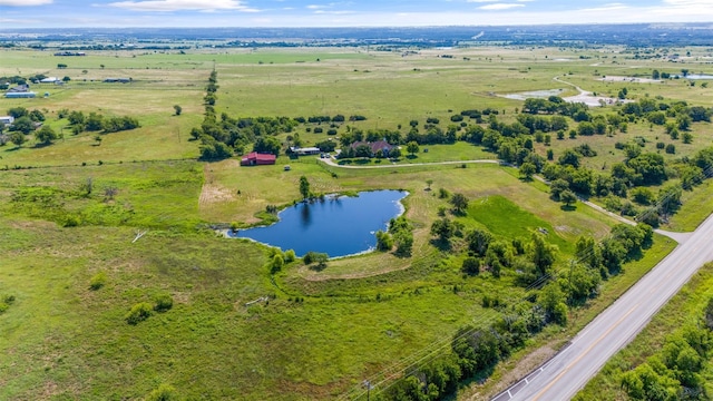 TBD Cleburne Highway, Granbury, TX 76049 - aerial view of sparsely populated area with a large body of water