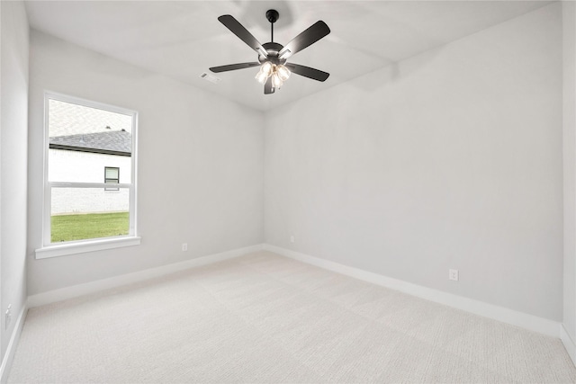 232 Bel Grand Rd, Haslet, TX 76052 - spare room featuring light carpet and a ceiling fan