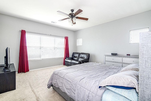 7400 Howling Coyote Ln, Fort Worth, TX 76131 - bedroom with carpet and ceiling fan