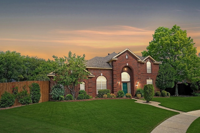 9513 Tiger Dr, Plano, TX 75025 - view of front of house with brick siding