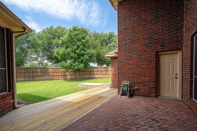 9513 Tiger Dr, Plano, TX 75025 - fenced backyard with a patio area