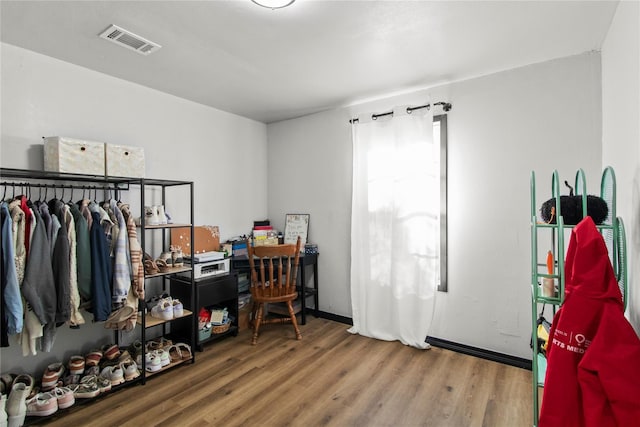 1054 Frontage Rd, Minden, LA 71055 - home office with wood finished floors and baseboards
