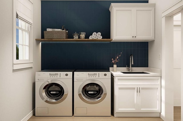 OttoTBD County Road 3451, Paradise, TX 76073 - washroom featuring cabinet space and independent washer and dryer