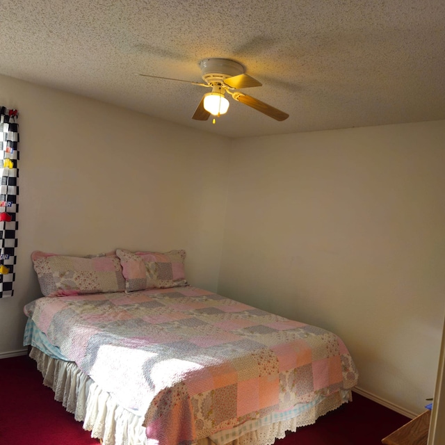 1026 Mazourka Dr, Arlington, TX 76001 - bedroom with ceiling fan and carpet