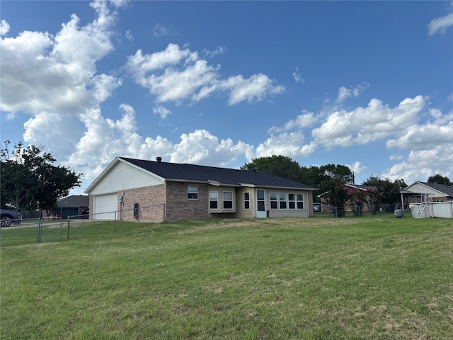 4052 Country Meadows Cir, Granbury, TX 76049 - rear view of house featuring brick siding and a garage