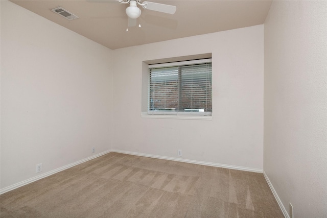 2401 Fawn Meadow Dr, Little Elm, TX 75068 - spare room featuring ceiling fan and carpet flooring