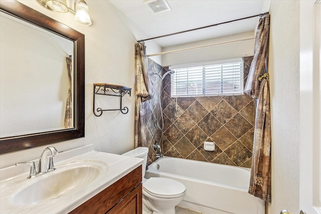 5219 Tennis Villa Dr, Arlington, TX 76017 - bathroom with shower / tub combo and vanity