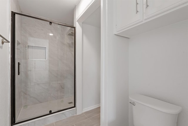 2024 Oakmeadow St, Bedford, TX 76021 - bathroom with toilet and a stall shower