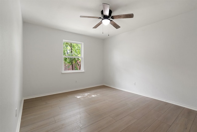 2024 Oakmeadow St, Bedford, TX 76021 - unfurnished room featuring ceiling fan and wood finished floors