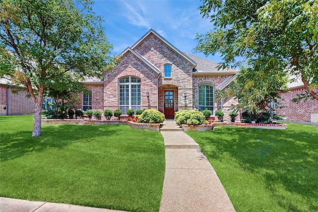 5768 Gallant Run, Frisco, TX 75033 - french provincial home with brick siding and a front yard