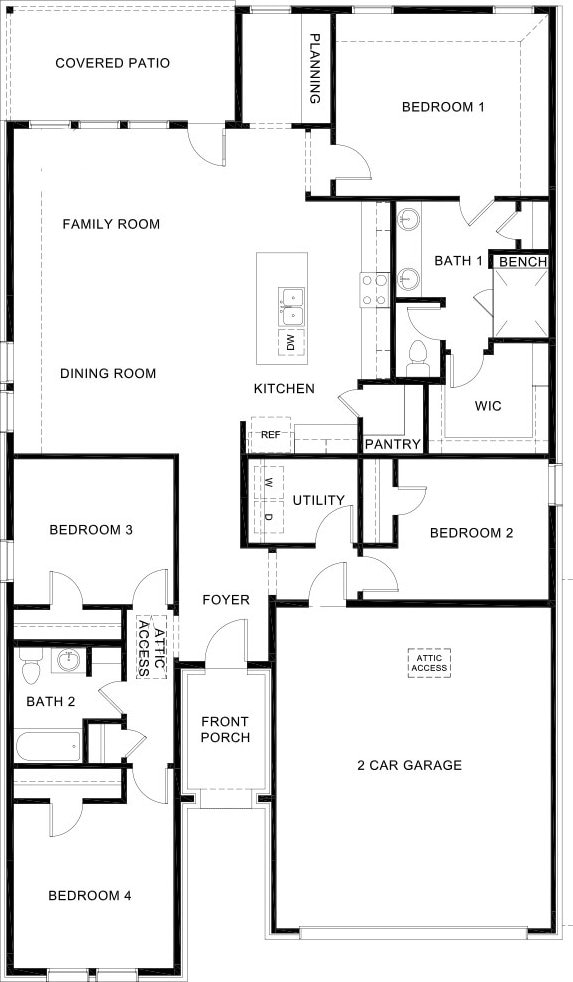 765 Sunglow Way, Lavon, TX 75166 - view of home floor plan