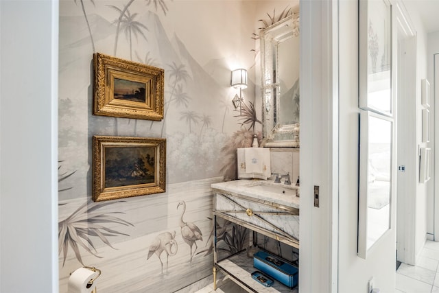 1918 Olive St Unit 502, Dallas, TX 75201 - bathroom featuring vanity