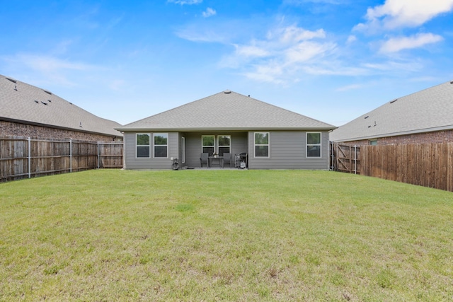 523 Summit Pass Ln, Princeton, TX 75407 - back of property featuring a fenced backyard and a patio