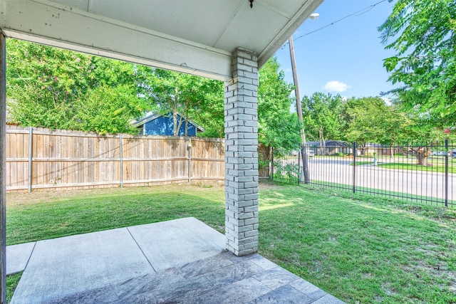 1413 White Way, Mckinney, TX 75069 - fenced backyard featuring a patio