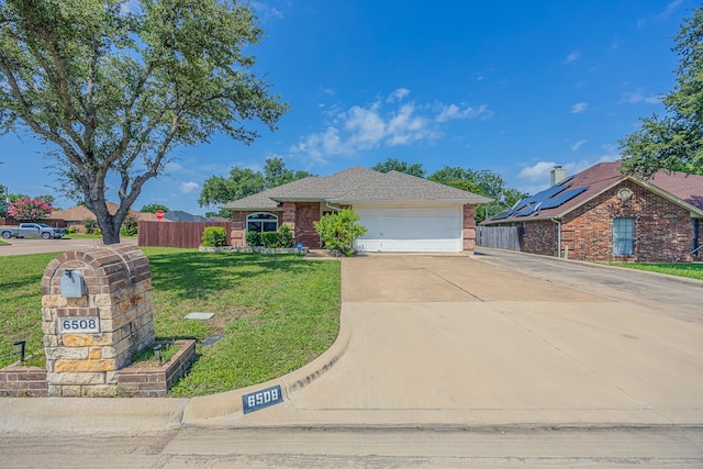 6508 Running Creek Dr, Arlington, TX 76001 - ranch-style house featuring driveway, an attached garage, and brick siding