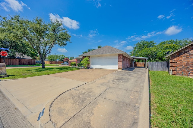 6508 Running Creek Dr, Arlington, TX 76001 - view of front of property featuring brick siding, driveway, and a garage
