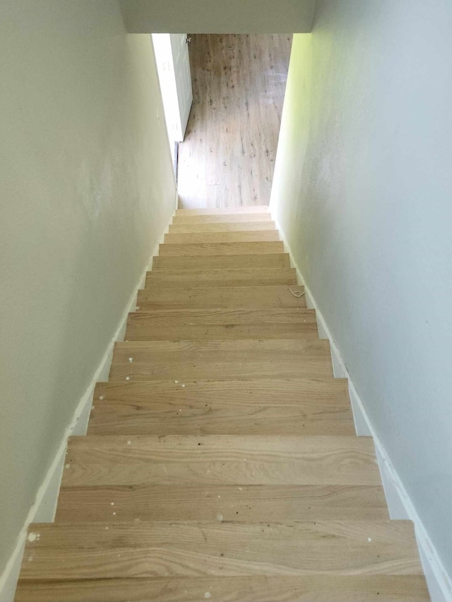 104 College St, Royse City, TX 75189 - stairway with wood finished floors and baseboards