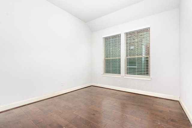937 Nathanael Greene Ct, Aubrey, TX 76227 - empty room featuring wood-type flooring and vaulted ceiling