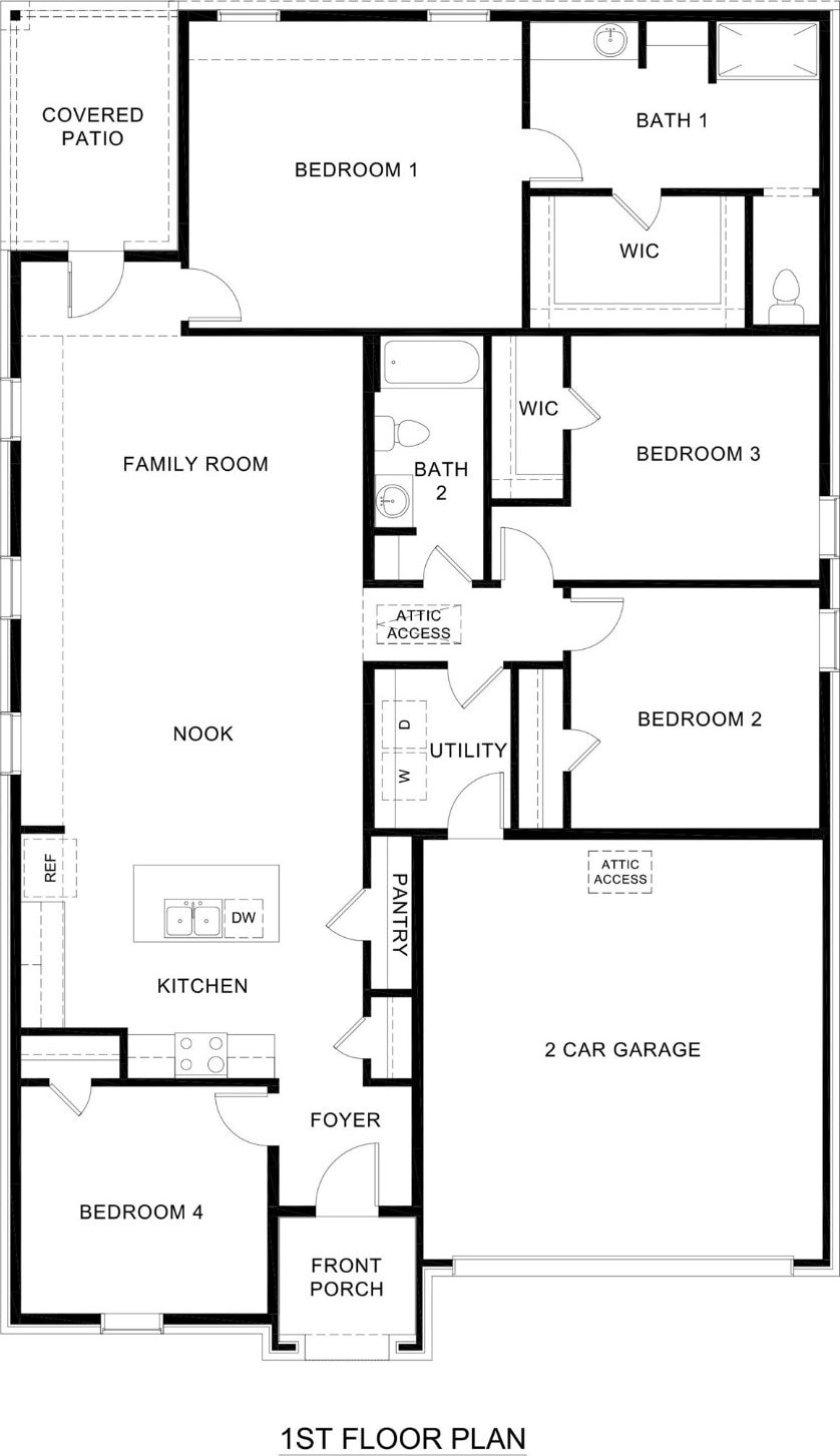120 Shetland St, Waxahachie, TX 75165 - view of floor plan / room layout