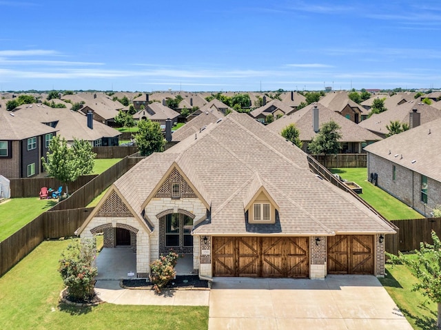 350 Windsor St, Waxahachie, TX 75165 - view of front of house with brick siding, a residential view, and a shingled roof