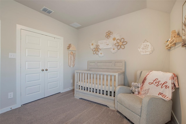 367 Oak Creek Dr, Lavon, TX 75166 - carpeted bedroom with a crib and baseboards