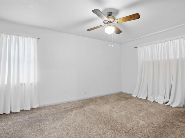 1704 Charlottesville Dr, Ennis, TX 75119 - empty room with carpet flooring and a ceiling fan