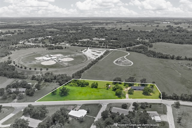 1012 W Trinity St, Groesbeck, TX 76642 - view of property location with property boundaries highlighted