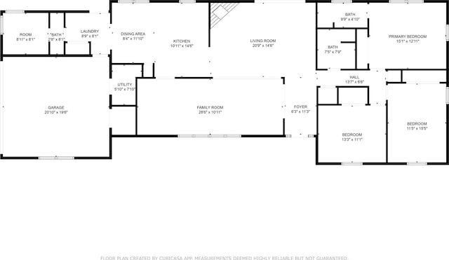 1012 W Trinity St, Groesbeck, TX 76642 - view of property floor plan
