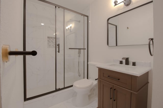 3127 Mcdermott Ave, Dallas, TX 75215 - bathroom featuring marble finish flooring, vanity, and a marble finish shower
