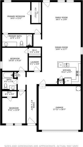 724 Autumnwood Way, Princeton, TX 75407 - view of property floor plan