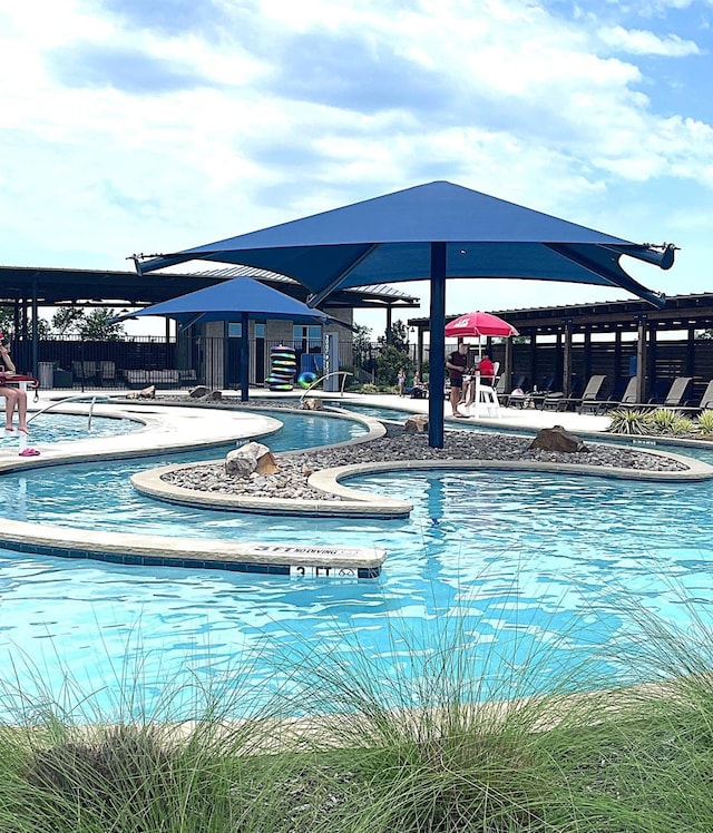724 Autumnwood Way, Princeton, TX 75407 - community pool featuring a hot tub